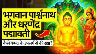 भगवान पार्श्वनाथ और धरणेंद्र- पद्मावती की कहानी - कैसे रोका कमठ का घोर उपसर्ग- Bhagwan Parasnath