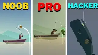Fishing and life - The most relaxing game with tactical fishing | OMG | Noob Vs Pro vs Hacker |