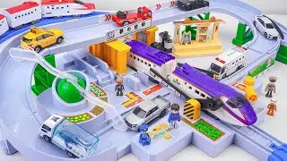 タカラトミー プラレール 新幹線シティタウン | タカラトミー トミカシティタウン 2スピードアクションハイウェイステーション
