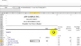 Pendock Accounting for Practitioners: Printing the Financial Statements