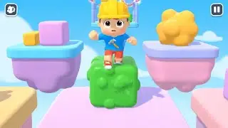 Roblox Tiny Builder Slipped in the Obby 🧱 | Nursery Rhymes for Kids & Baby Songs