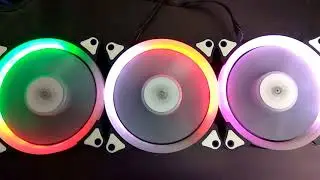 Aurora c3 RGB AIGO Unboxing Digital Lighting Controller & Fan Set Demo and Dancing  Tech Land