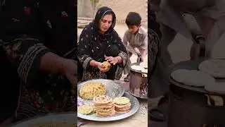 Balochistan  Besan Roti Soulful Tradition #shorts #foryou #villagelife
