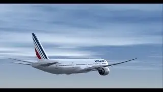 Flight Movie| Paris ✈ Dubai Air France Boeing 777 - AFR662