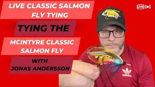 Live Fly Tying - Tying the classic salmon fly McIntyre (Hardy) with Jonas Andersson
