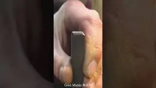 Amazing Golden Bangle making process | #gold #24kgoldn #viral #trending #shorts #24k