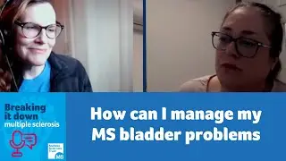 How can I treat bladder problems in MS?