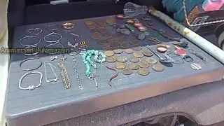Dedektörle denizde ve sahilde altın arama,dalış videoları.Nargile kompresör (DIY HOOKAH)beach scuba