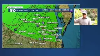 Marginal Risk for severe storms Tuesday