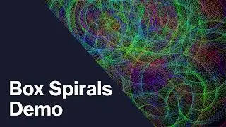 Graphics Demos: Box Spirals