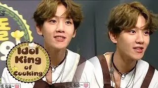 Baek Hyun(EXO) and Ji Hyo(TWICE) Challenge with The Same Dish [Idol King of Cooking Ep 1]