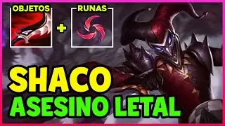 🔥 *EXPLOTA RIVALES* COMO JUGAR SHACO JUNGLA S13 GU&Iacute;A ESPA&Ntilde;OL | TEMPORADA 13 LOL 2023