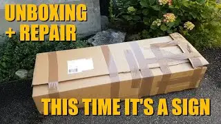 Unboxing new old Neon Sign & broken Tube Repair
