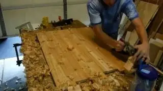 Hand Planing Cedar
