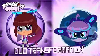 MIRACULOUS LADYBUG Argos & Falena Duo CHIBI Transformation 