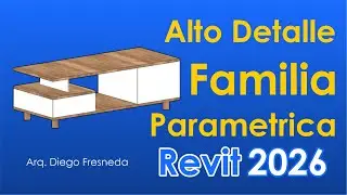 🎯 Master Revit 2026: High-Detailed Parametric Coffee Table. Formulas and Materials