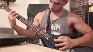 DEATH - Born Dead (guitar cover solo)