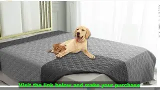 Ameritex Waterproof Dog Bed Cover Pet Blanket for Furniture Bed Couch Sofa Reversible