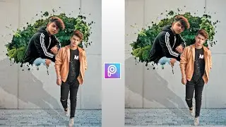 Own wall photo editing in picsart||splatter Own wall photo editing||PicsArt best ewditing