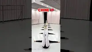 CHINE VS FRANCE - LES EXERCICES POUR LE GRAND &Eacute;CART #shorts #gym #souplesse