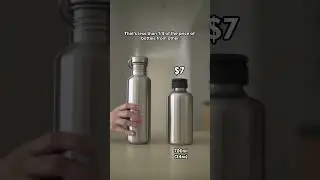 $7 vs $30 Stainless Steel Bottles (IKEA vs Klean Kanteen) 🤔