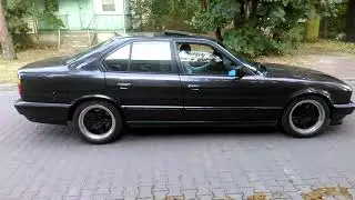 BMW E34 525i BURNOUT M20B25!!! #E34 #525i