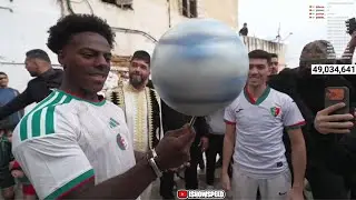iShowSpeed Gets Nutmegged In Algeria ⚽😂