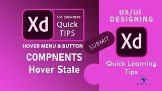 Adobe XD Tutorial: User Experience Design | Adobe XD Course| List Menu and Button| Component