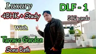 4BHK with Study ,Servant 502yd, Builder floor with Tarrace Garden, DLF-1 Gurugram ,Ready to move
