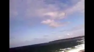 Starfire EPP slope wing session, flat DS run crash, MWcores RC plane
