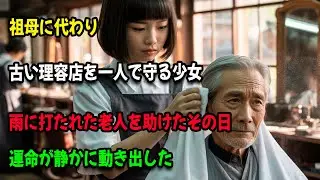 「若いから信用できない」そう言われた23歳の私。祖母の理容店を継いだ雨の日、ひとりの老人との出会いがすべてを変えた…