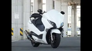 373 A管理32 後期 MF10-13番台 フォルツァZ250Fi S7モードSマチックEvo ローダウン MRDマフラー メッキ BSCバックレスト