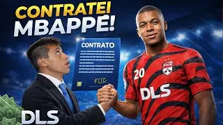 Entreguem as taças!! Mbappé contratado! - Modo Carreira Online #30 | DLS 26