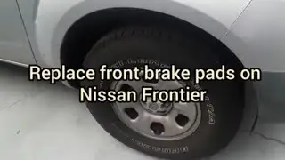 How to replace front brake pads on Nissan Frontier