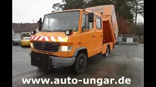 Mercedes 614 Vario Automatik Kipper Anbauplatte für Schneeschild www.auto-ungar.de