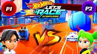 Hot Wheels Let's Race Ultimate Speed ​​&ndash; Axle с Roller Toaster против Cruise с Super Twin Mill