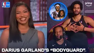Jarrett Allen Crashes Darius Garland&rsquo;s Postgame Interview | NBA on Prime