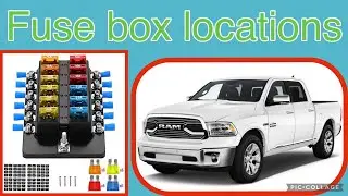 The fuse box location for a 2016 Dodge Ram 1500