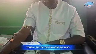 Touba : Fallou Diop célèbre son 50ᵉ don de sang, une décennie d’engagement pour sauver des vies