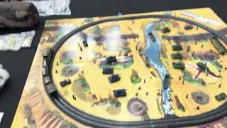 GI Joe Ho Scale train setup. 