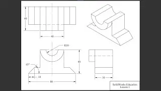 SolidWorks Education Drawing 01 Tutorial Video | Asif CADD #asifcadd #solidworks