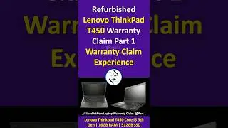 Refurbished Lenovo ThinkPad T450 Warranty Claim Part 1 | UsedYetNew.com | Tamil Review | SM