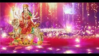Devi Maa Light Animation Background | Sherawali Mata | Religious Background Full HD