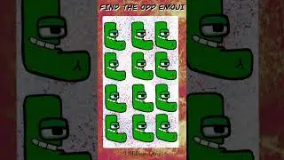 Alphabet Lore quiz Find The Odd Emoji Out Spot The Difference I Puzzles #shorts #alphabetlore #quiz