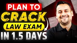 Plan to Crack Law Exam In 1.5 Days | CA Inter May 2025 | CA Ankit&nbsp;Oberoi