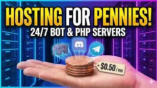 The CHEAPEST 24/7 Bot Hosting & PHP Web Hosting! (Telegram & Discord) 🔥 #hosting #bothosting#cheap 
