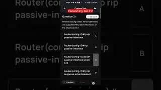 Networking Test # 2