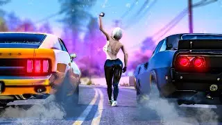 GTA V: VIDA DE JOVEM | Preciso de ADRENALINA, racha VALENDO O CARRO EP.54