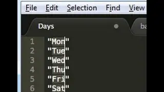 Sublime text demonstration