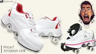 Convertible Roller Skates Shoes for Men & Women Unboxing, Price with Amazon Buy Link